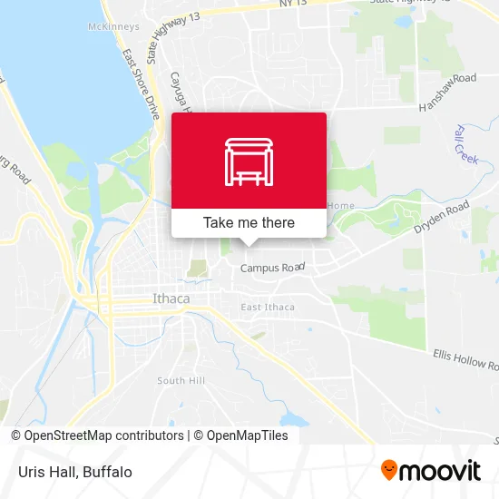 Uris Hall map