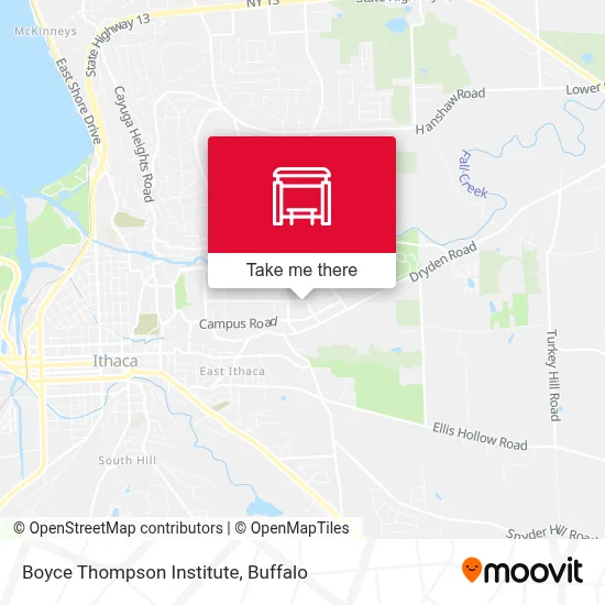 Boyce Thompson Institute map