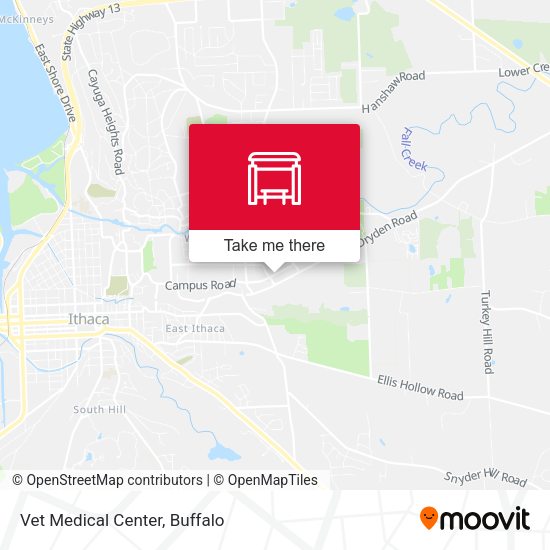Mapa de Vet Medical Center