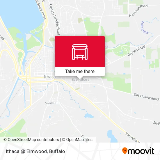 Ithaca @ Elmwood map