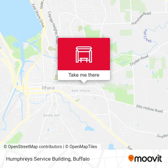 Humphreys Service Building map