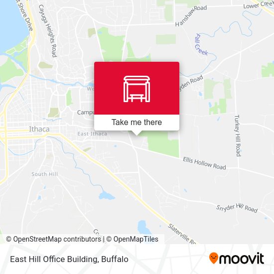 East Hill Office Building map