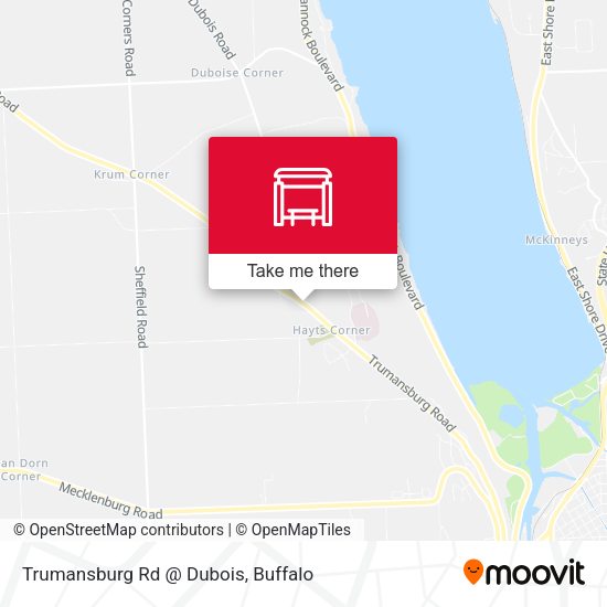 Trumansburg Rd @ Dubois map