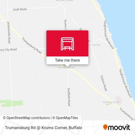 Trumansburg Rd @ Krums Corner map