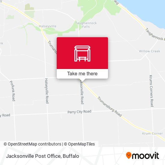 Mapa de Jacksonville Post Office