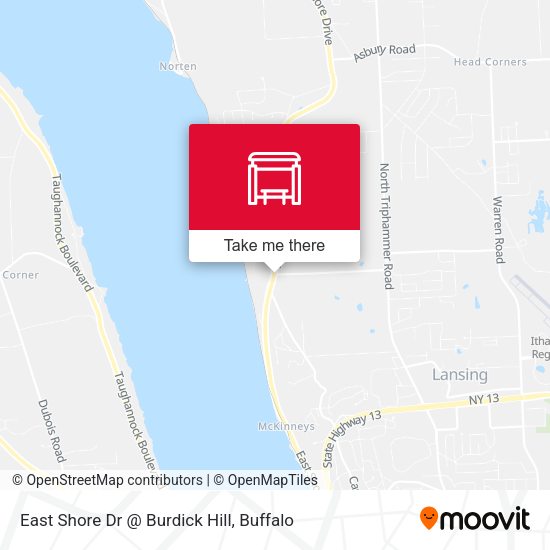 Mapa de East Shore Dr @ Burdick Hill