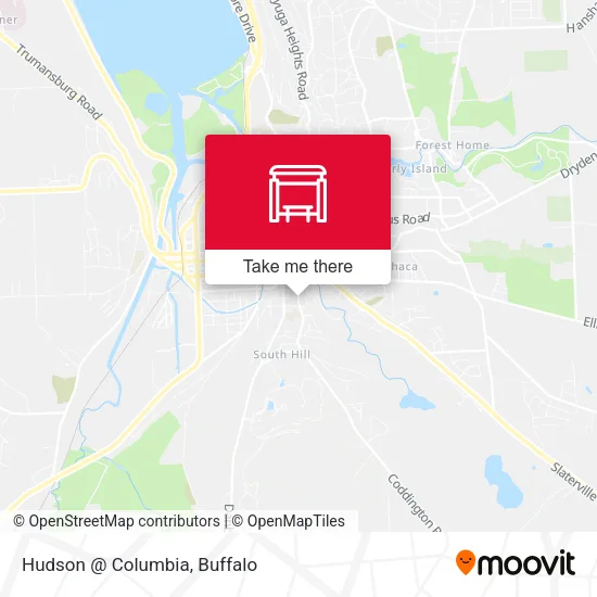 Hudson @ Columbia map