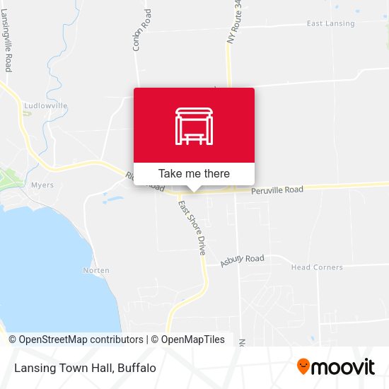 Mapa de Lansing Town Hall