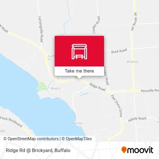 Ridge Rd @ Brickyard map