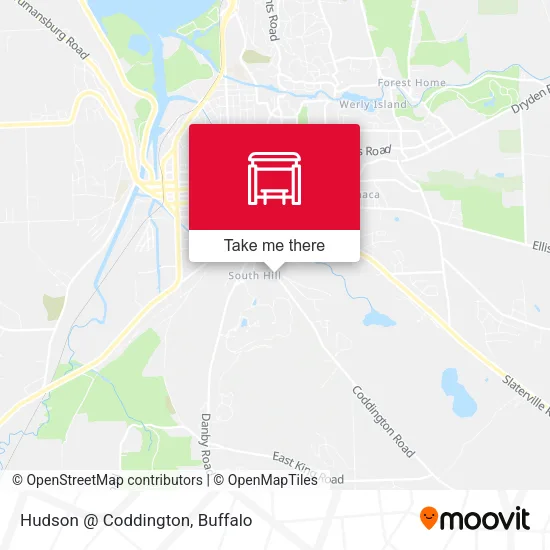 Hudson @ Coddington map