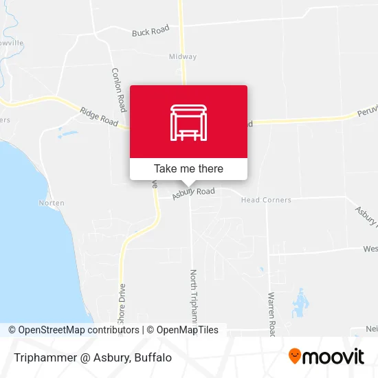 Triphammer @ Asbury map