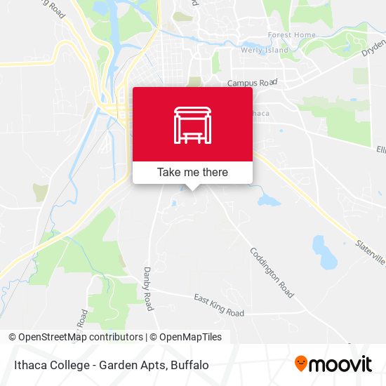 Ithaca College - Garden Apts map