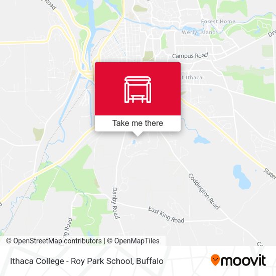 Ithaca College - Roy Park School map