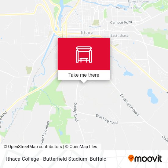 Ithaca College - Butterfield Stadium map
