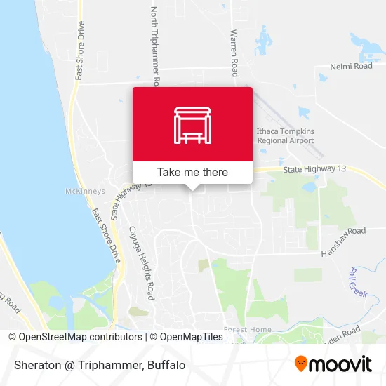 Sheraton @ Triphammer map