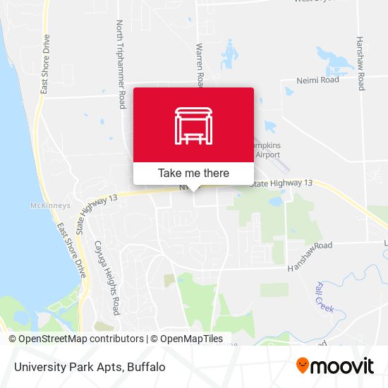 University Park Apts map