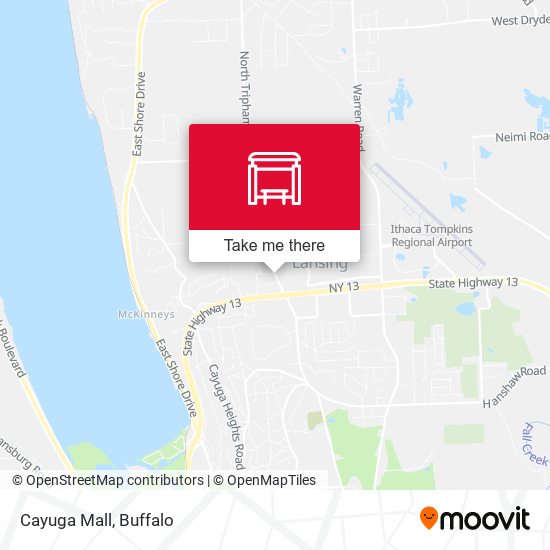 Mapa de Cayuga Mall