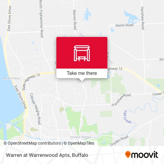 Warren at Warrenwood Apts map
