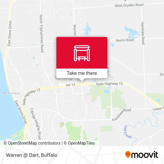 Warren @ Dart map