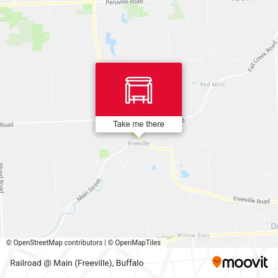 Mapa de Railroad @ Main (Freeville)