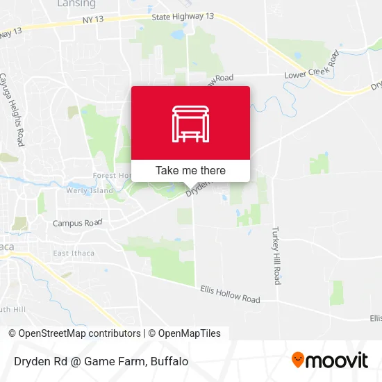Mapa de Dryden Rd @ Game Farm