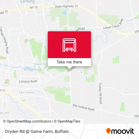 Mapa de Dryden Rd @ Game Farm