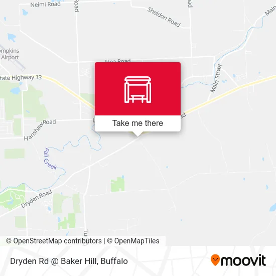 Dryden Rd @ Baker Hill map