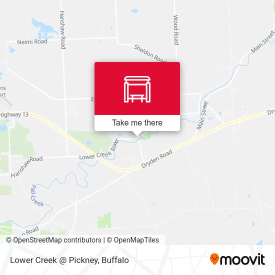 Lower Creek @ Pickney map
