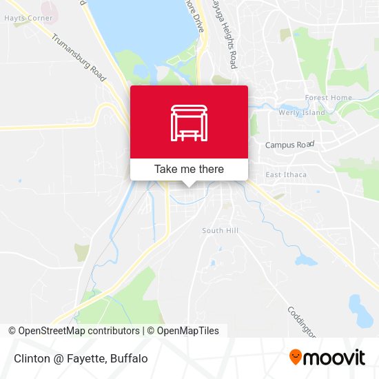 Clinton @ Fayette map