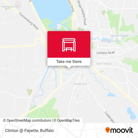 Clinton @ Fayette map