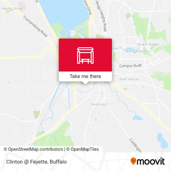 Clinton @ Fayette map