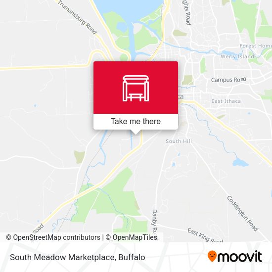 Mapa de South Meadow Marketplace