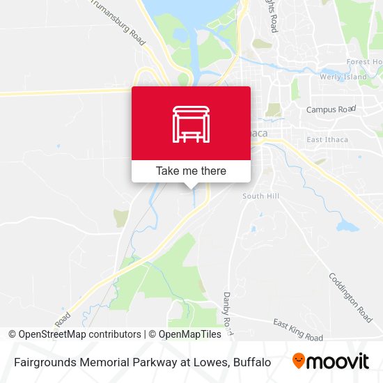 Mapa de Fairgrounds Memorial Parkway at Lowes
