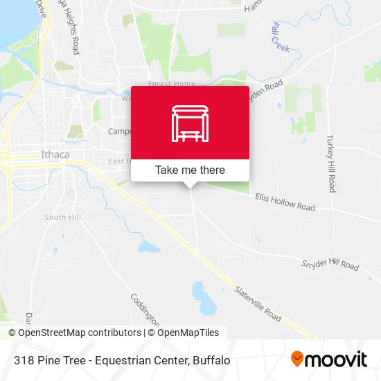 318 Pine Tree - Equestrian Center map