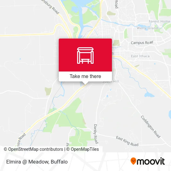 Elmira @ Meadow map