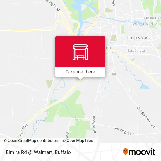 Elmira Rd @ Walmart map