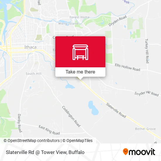 Mapa de Slaterville Rd @ Tower View