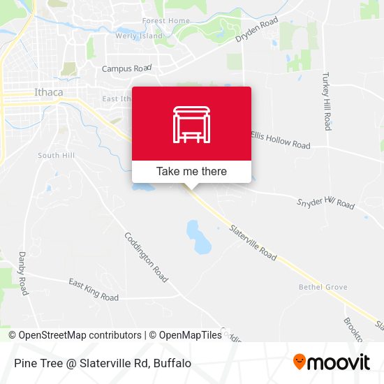 Pine Tree @ Slaterville Rd map