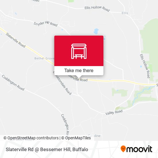 Slaterville Rd @ Bessemer Hill map