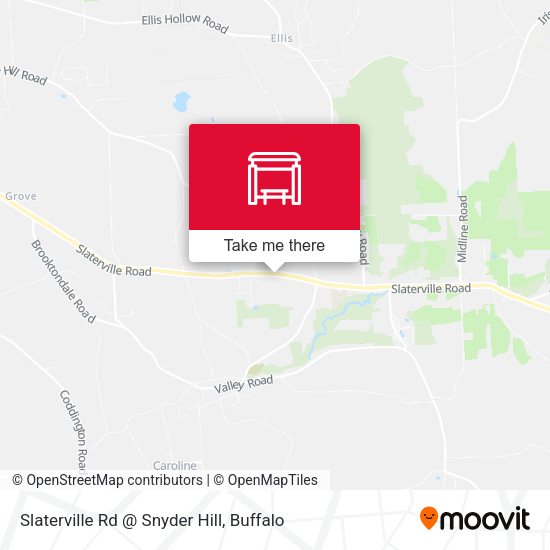 Slaterville Rd @ Snyder Hill map