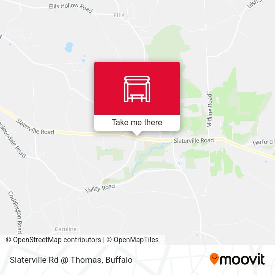 Slaterville Rd @ Thomas map