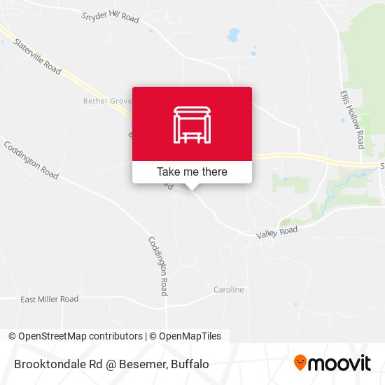 Brooktondale Rd @ Besemer map