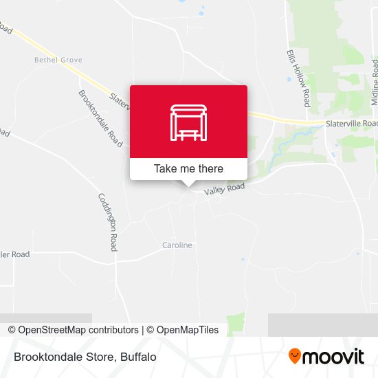 Brooktondale Store map