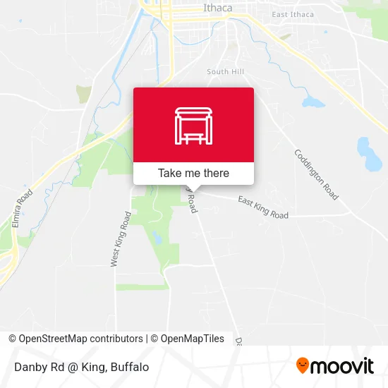 Danby Rd @ King map
