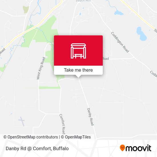 Mapa de Danby Rd @ Comfort