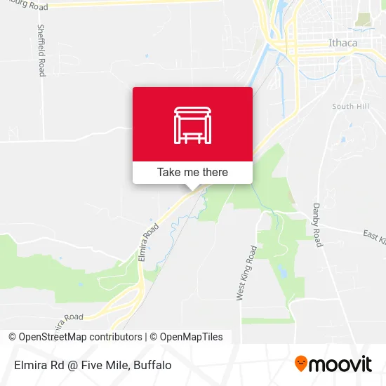 Elmira Rd @ Five Mile map