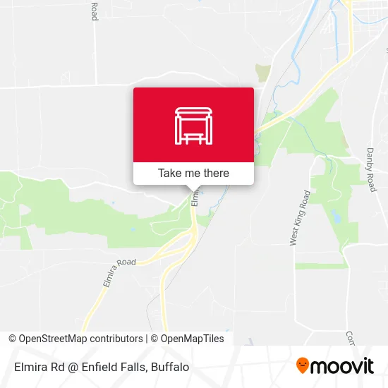 Elmira Rd @ Enfield Falls map