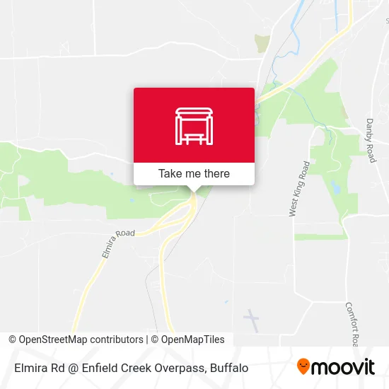 Elmira Rd @ Enfield Creek Overpass map
