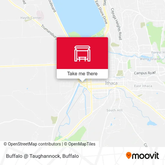 Buffalo @ Taughannock map