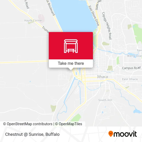 Chestnut @ Sunrise map